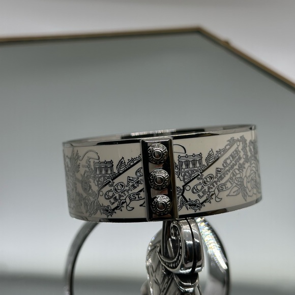 Coach Vintage Y2K Silver Women’s Cuff Bracelet - Picture 5 of 11